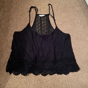 Forever 21 Black Lace Camisole Top